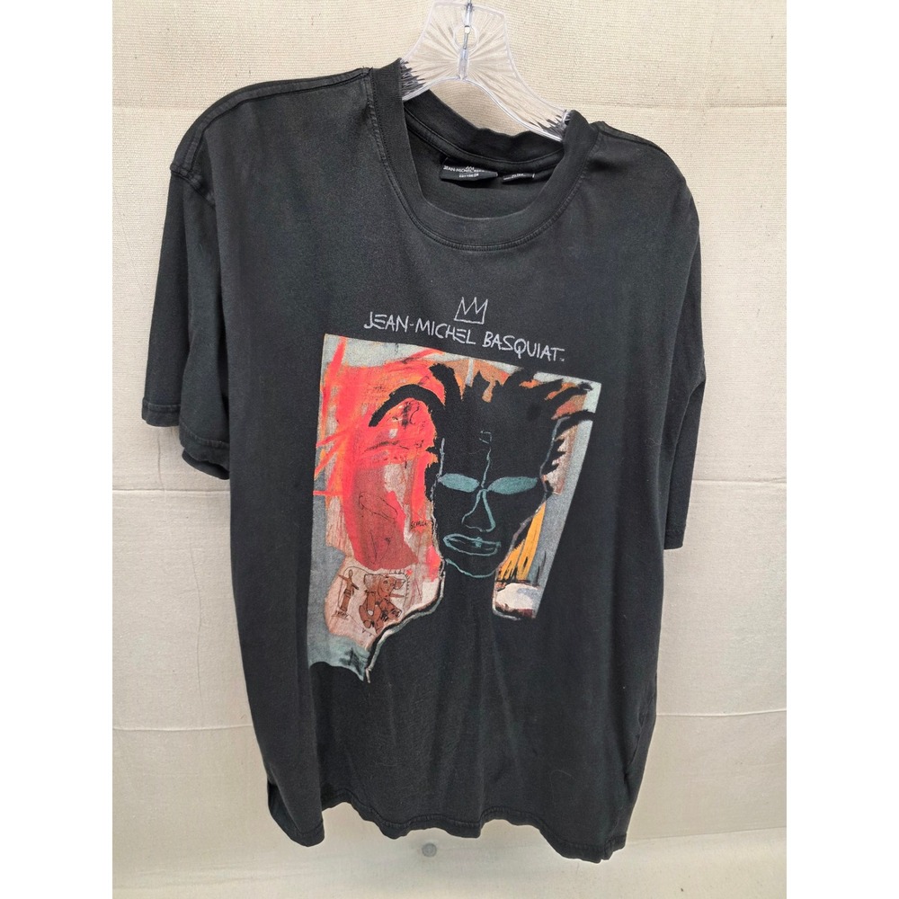 Cotton On Jean-Michel Basquiat Graphic T-Shirt Black‎ XL Streetwear Art Tee